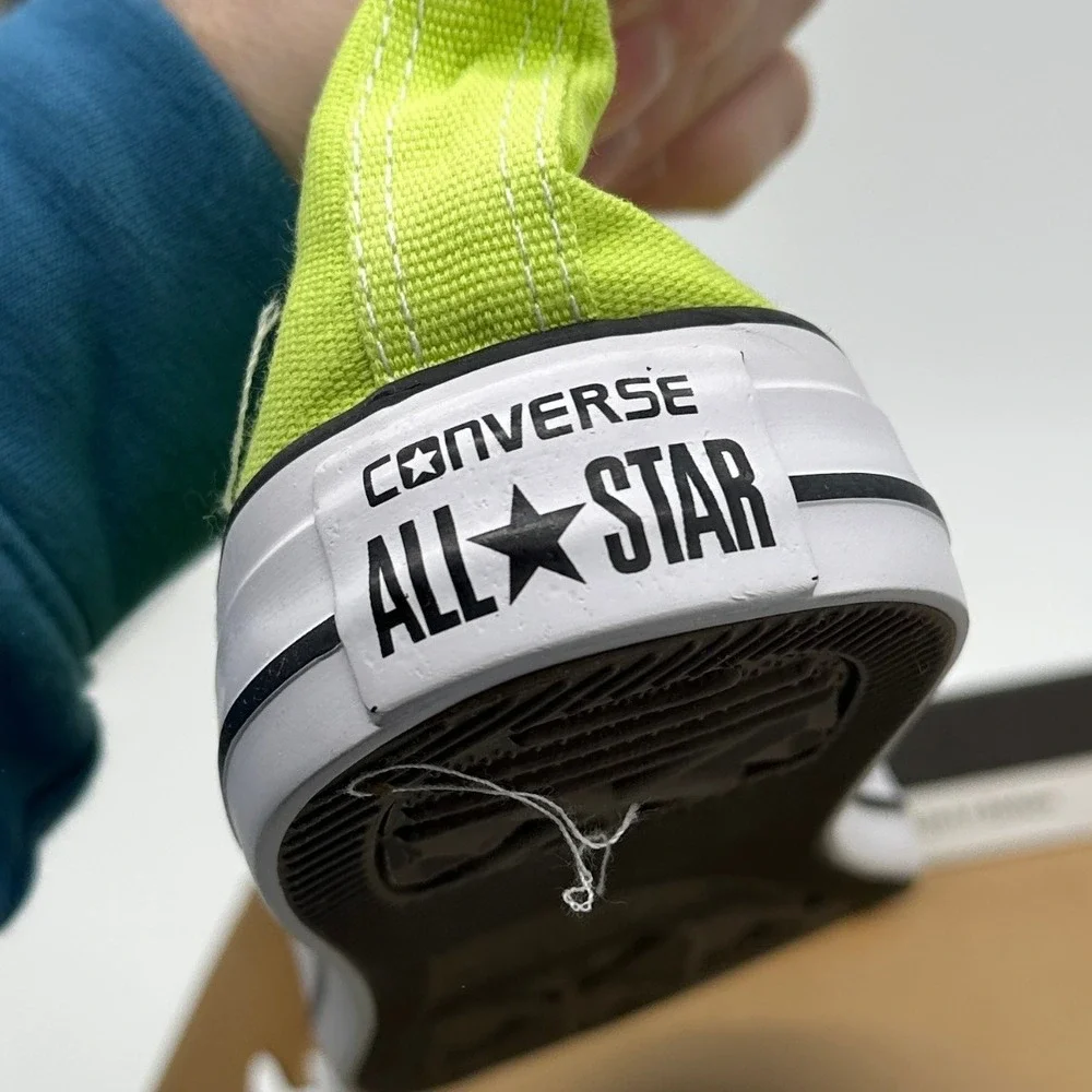 Converse Chuck Taylor Shoes Unisex Mens 9.5 Womens 11 Green Sneaker A03422F NEW - Picture 6 of 10